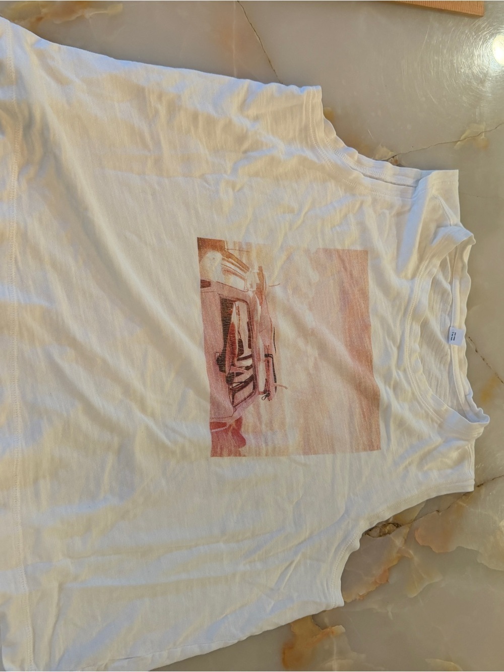 Old Navy White Ribbed Tank Top